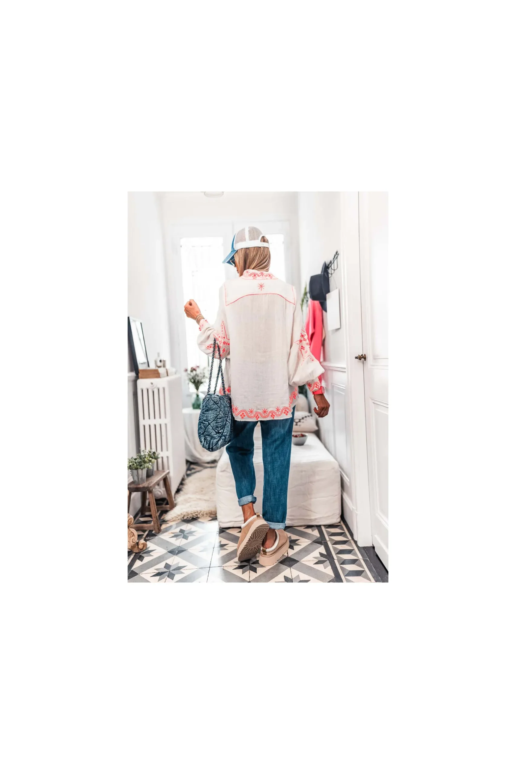 blouse_grungemama_alima_b_1.webp Grungemama Blouse Alima Blanc/rose