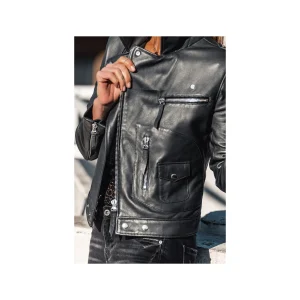 Grungemama Blouson En Cuir Hutchy