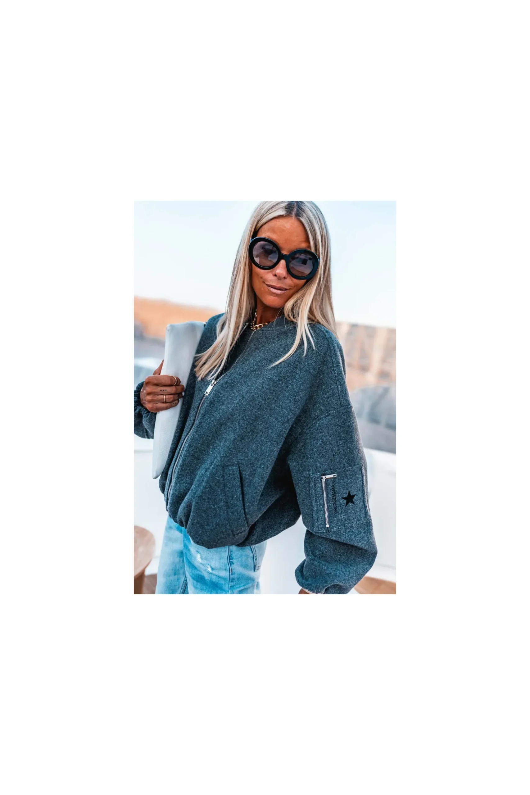 blouson_grungemama_deva_g_4.webp Grungemama Blouson Deva Gris