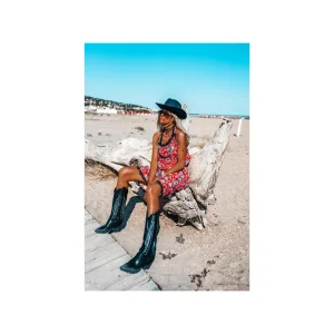 Grungemama Bottes Texana Noir
