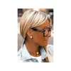 Grungemama Boucles D'oreilles Dona étoile Blanche