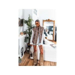Grungemama Doudoune Willow Léopard