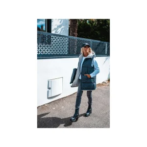 Grungemama Doudoune Réversible Doris Gris