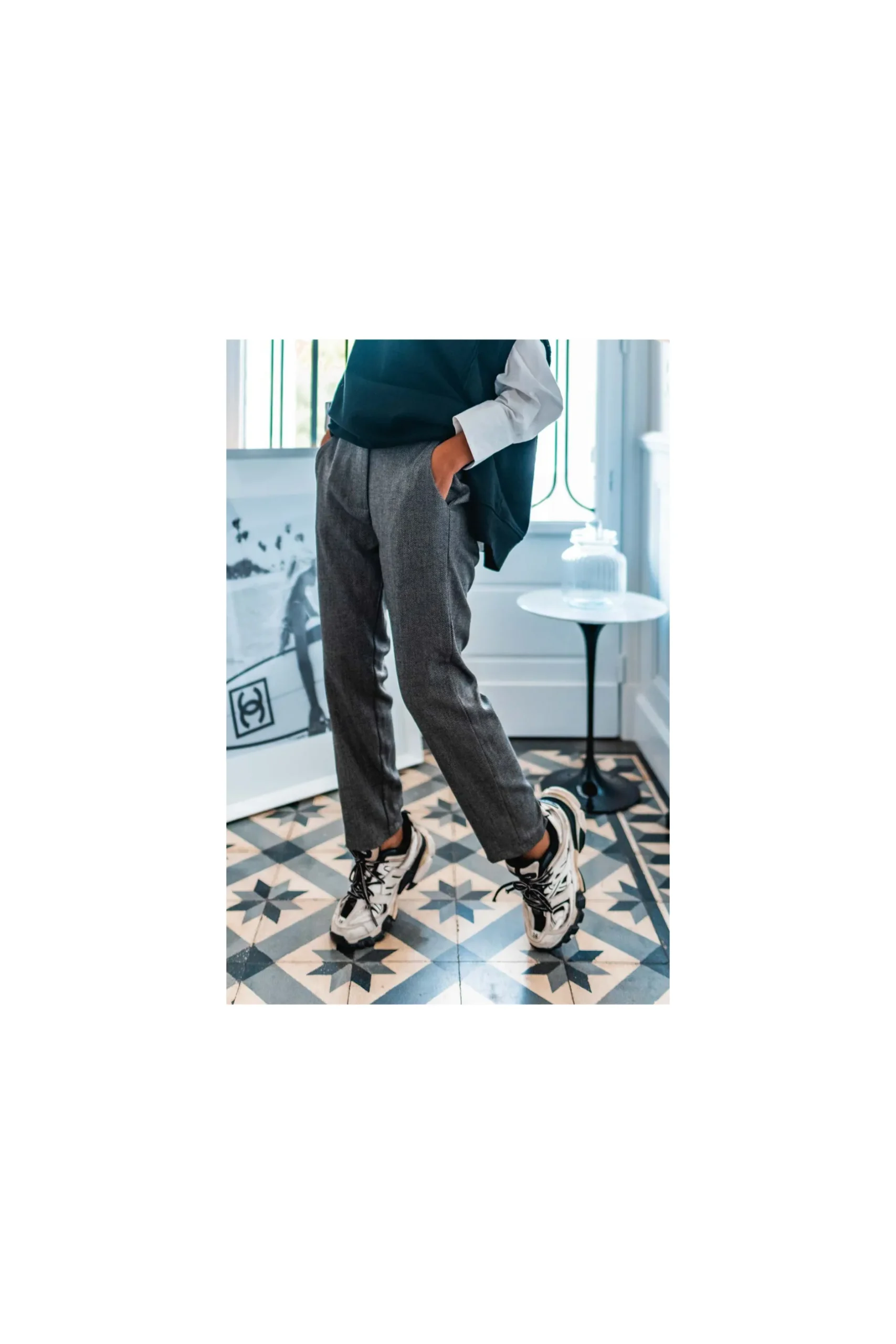 pantalon_banditas_peaboy__0.webp Grungemama Pantalon Banditas Peaboy Marron/gris