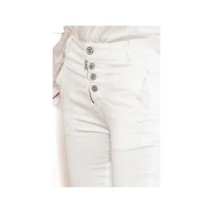Grungemama Pantalon Newchili Blanc