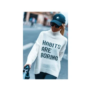 Grungemama Pull Boring Blanc