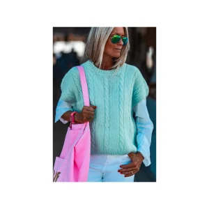 Grungemama Pull Sweetness Vert D'eau