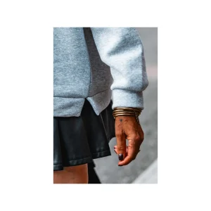 Grungemama Sweat Banditas Amaya Gris Chine