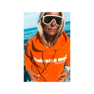 Grungemama Sweat Embrassemoi Orange