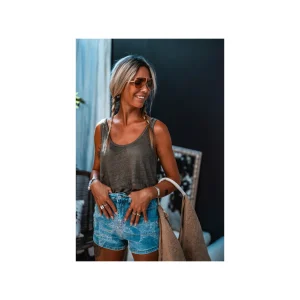 Grungemama Top Banditas Vedra Lin Bronze