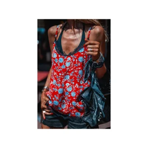 Grungemama Top Kate Flower Rouge