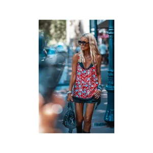 Grungemama Top Kate Flower Rouge