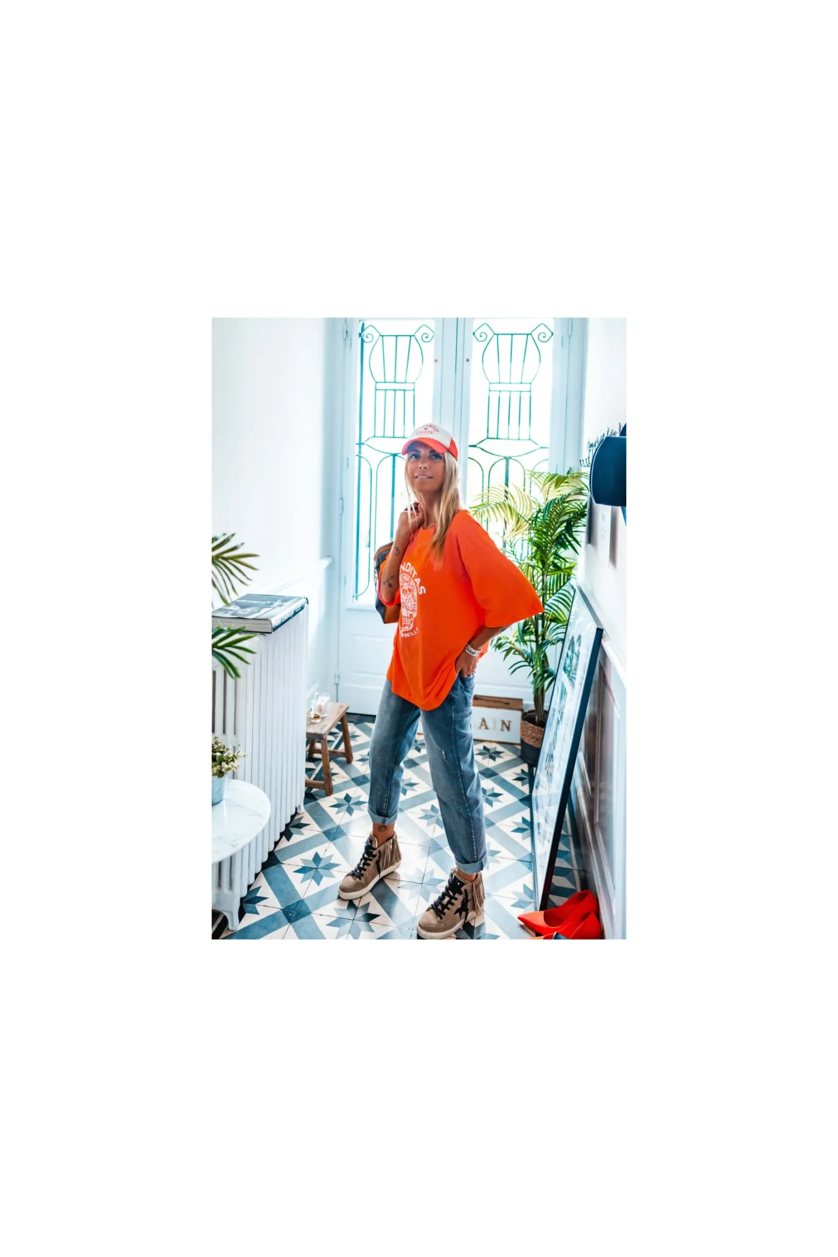 tshirt_banditas_lary_oran_0.webp Grungemama T-shirt Banditas Lary Orange