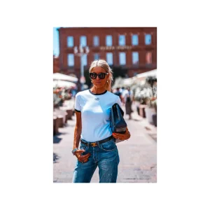 Grungemama T-shirt Idris Blanc Noir