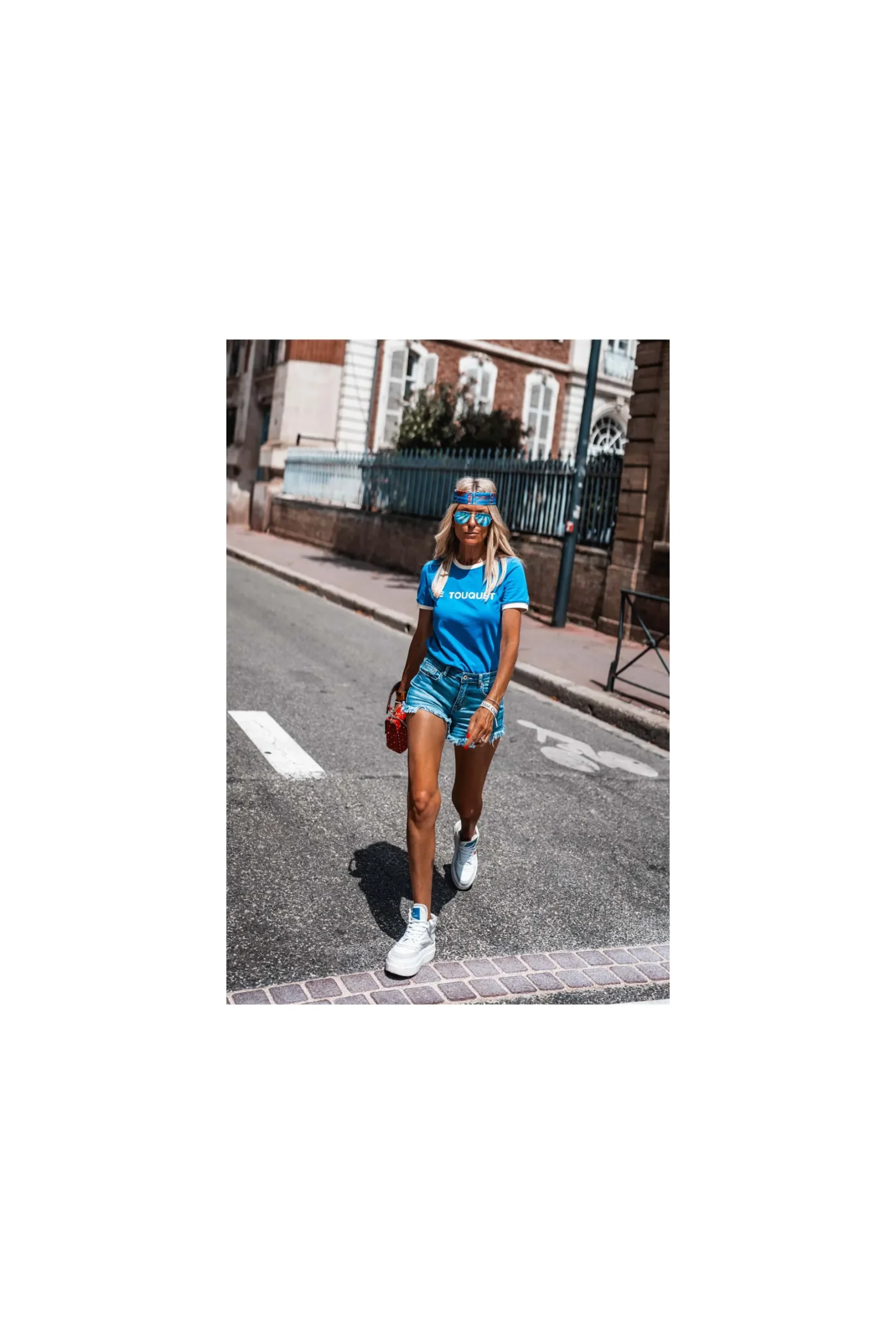 tshirt_le_touquet_bleu_1.webp Grungemama T-shirt Le Touquet Bleu