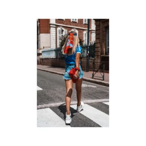 Grungemama T-shirt Le Touquet Bleu
