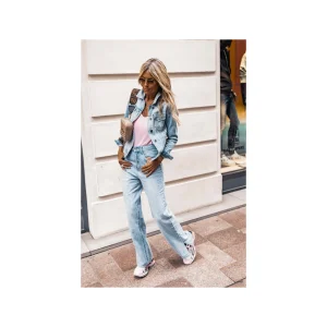 Grungemama Veste Jeans Destroy