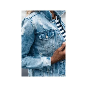 Grungemama Veste Jeans Destroy
