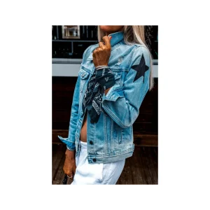 Grungemama Veste Jeans Star Destroy